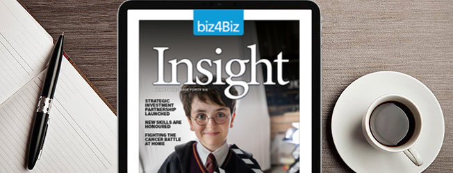 Insight 46 as shown on an iPad with a cup of coffee