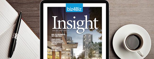 Insight 45 as shown on an iPad with a cup of coffee